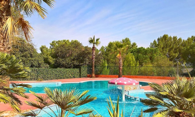 Agde Cabina | Chalet cosy proche Commerces et Plage!