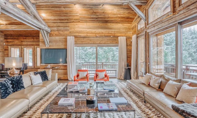 Le Praz Chalet De Esquí | Chalet Courchevel with 6 spacious bedrooms