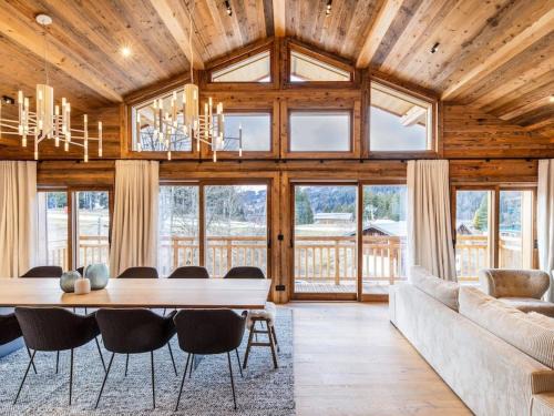 Les Gets Chalet De Esquí | Chalet de luxe aux Gets avec jacuzzi, sauna, Wi-Fi, parking - FR-1-671-272