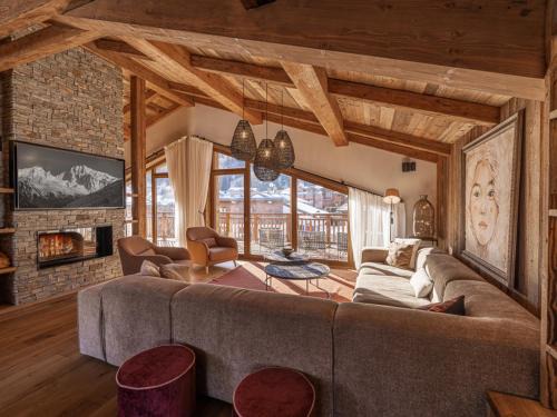 Le Praz Chalet De Esquí | Chalet de Luxe avec Piscine et Sauna, Proche des Pistes à Courchevel - FR-1-568-33