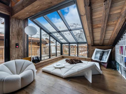Val-d'Isere Chalet De Esquí | Chalet design 5* avec piscine, hammam, cinéma et parking à Val d'Isère - FR-1-567-35