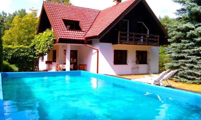 Trzciel Cabina | CHALET Dom z basenem