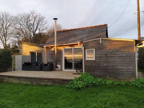 Plerin Casa | Chalet en Bois Unique Séjour Inoubliable Face à la Mer