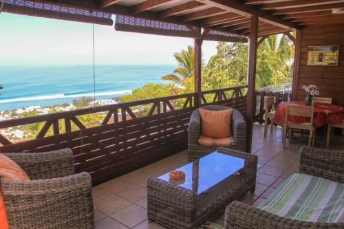 Saint-Leu Chalet De Esquí | Chalet Filaos, vue sur mer et couchers de soleil, proche de Saint-Leu