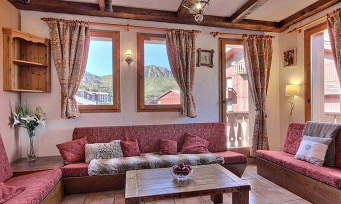 Plagne Soleil Chalet De Esquí | Chalet para 11 personas a pie de pistas con garaje en La Plagne Tarentaise