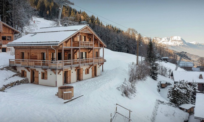 Saint-Nicolas-de-Veroce Chalet De Esquí | Chalet Piccolo - ski holiday with spa (max 10 adults) - OVO Network