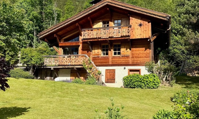 Saint-Gervais-les-Bains Chalet De Esquí | Chalet facing the Mont-Blanc massif in Saint-Nicolas de Véroce
