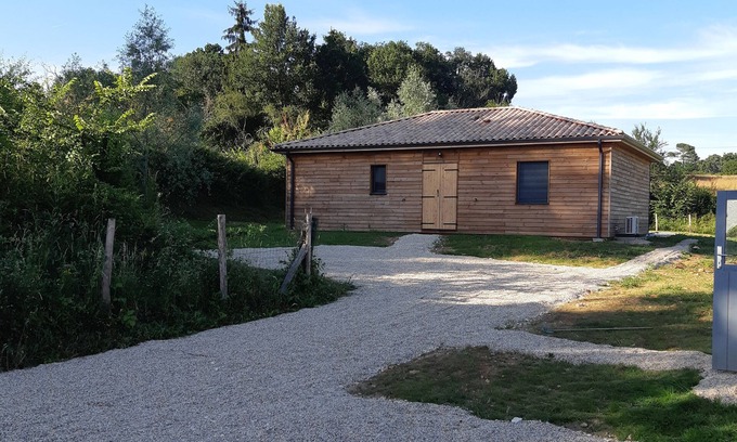 Saint-Hilaire-d'Estissac Casa | Chalet Bois Piscine Individuelle Dordogne