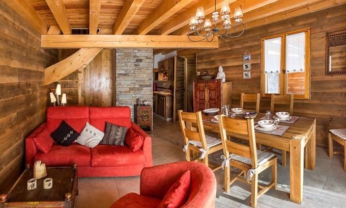 Saint-Michel-de-Chaillol Chalet De Esquí | Chalet acogedor para 6 con SPA, terraza al sur y vistas, mascotas bienvenidas