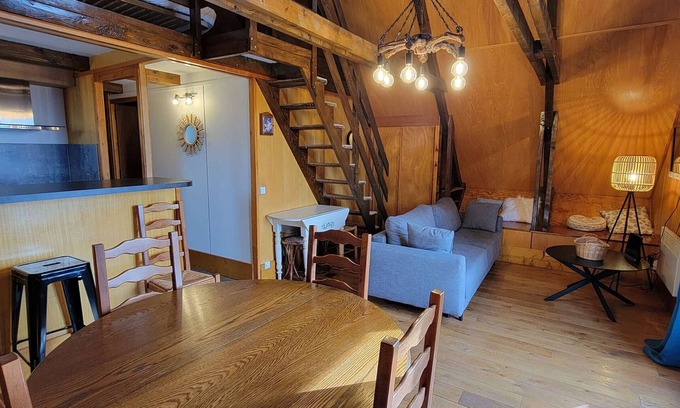 Saint-Michel-de-Chaillol Chalet De Esquí | Chalet para 5 personas, cerca de esquí y senderismo, balcón sur, TV, lavadora