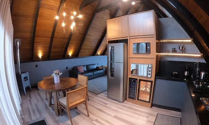 Sao Bento do Sul Chalet De Esquí | Chalet in the mountains Hidro Fireplace Sensational view