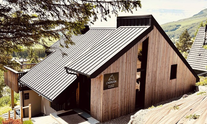 Besse-et-Saint-Anastaise Chalet De Esquí | Chalet l'Horizon 6/8 pers with panoramic terrace