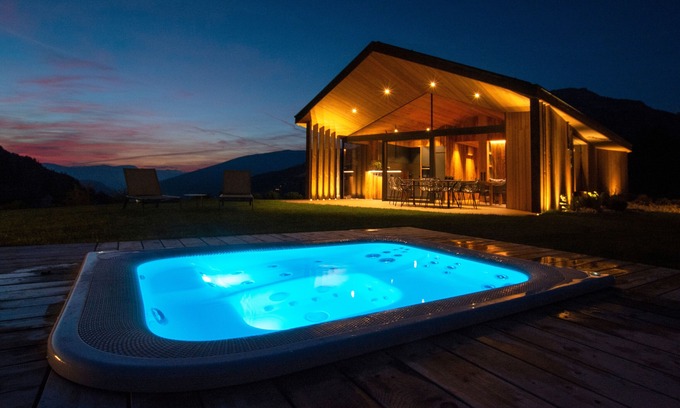 Selva di Val Gardena Chalet De Esquí | Chalet 'L Piz Dolomites' con vistas a la montaña, terraza privada y Wi-Fi