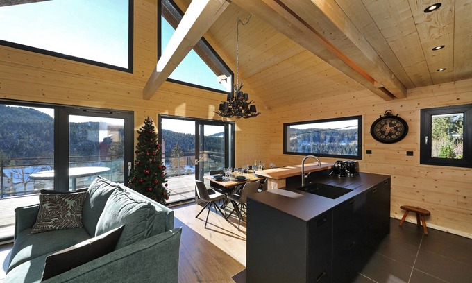 Gerardmer Chalet De Esquí | Chalet L'Ursus - Chalet détente et cosy pour 8