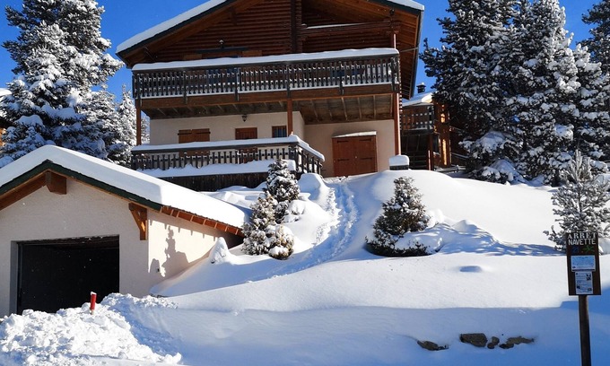 Bolquere Chalet De Esquí | Chalet les deux marmottes - Vue montagne