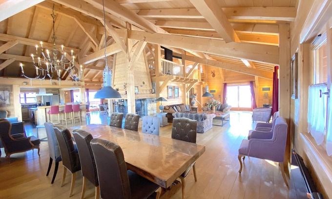 Demi-Quartier Chalet De Esquí | Chalet - MEGEVE Megéve /Combloux