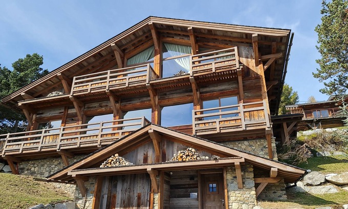 Superbolquere Chalet De Esquí | Montik-Chalet-Exclusivo-Baño en la habitacion-Vista a la Montana