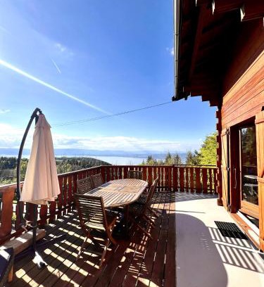 Thollon-les-Memises Chalet De Esquí | Chalet Mouflon - Vue lac imprenable