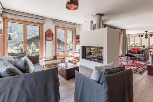 Chamonix City Centre Chalet De Esquí | Chalet Moussoux - Hammam prive