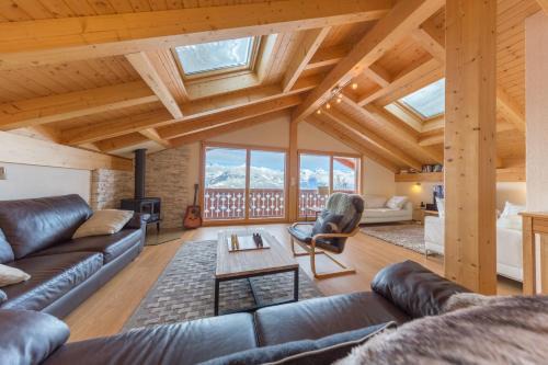 Saint-Pierre-de-Clages Chalet De Esquí | Chalet Nid Blanc
