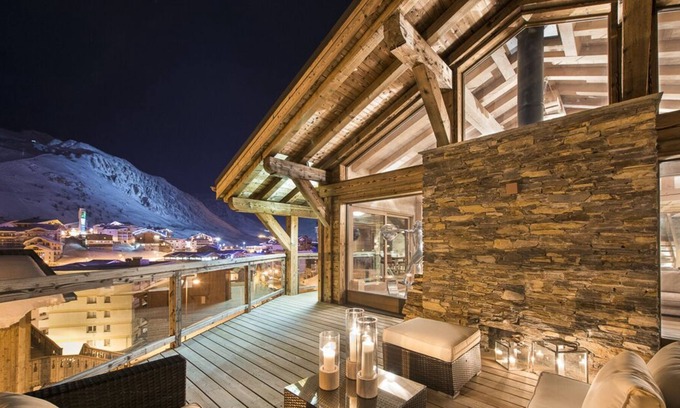 Les Almes Chalet De Esquí | Chalet Opale- Chalet de lujo de 5 dormitorios, ubicación privilegiada en Tignes Le Lac
