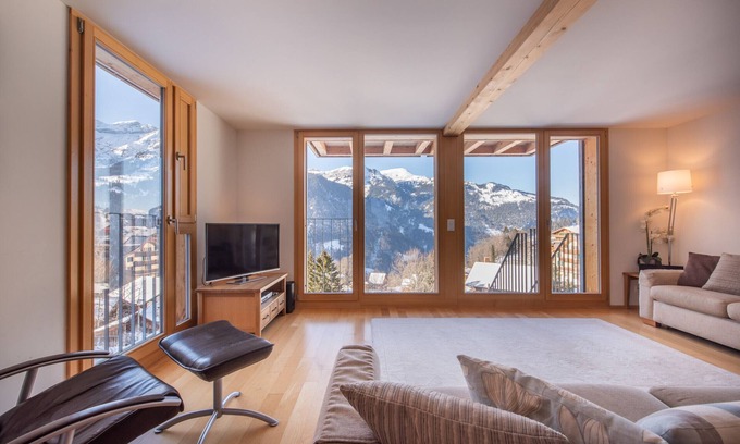 Wengen Apartamento | Chalet Roossi 3