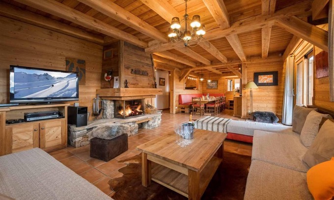 Cognet Chalet De Esquí | Chalet, al pie de las pistas de esquí, vista pistas, fitness, sauna, balcón