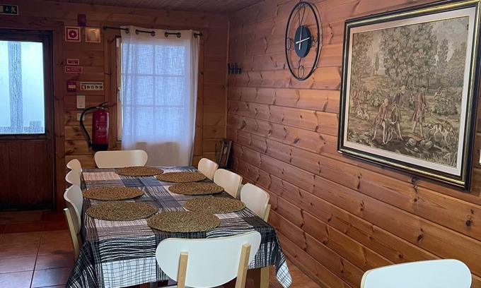Penhas da Saude Chalet De Esquí | Chalet 'Sossego Serra Da Estrela' con balcón, Wi-Fi y aire acondicionado