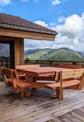 La Bresse Chalet De Esquí | Chalet Thena, Luxury - 8 personnes avec vue panoramique sur les montagnes