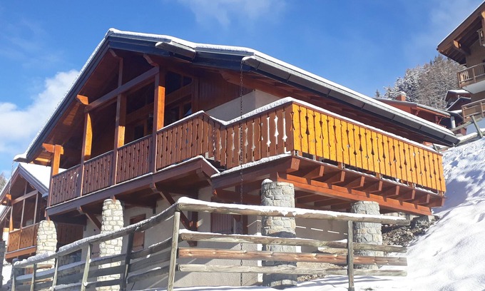 Vallandry Chalet De Esquí | Casa de montaña (madera / piedra) - Vallandry