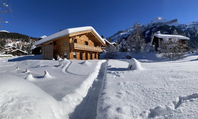 Ormont-Dessus Chalet De Esquí | Chalet Vicky y Nino bonito apartamento nuevo