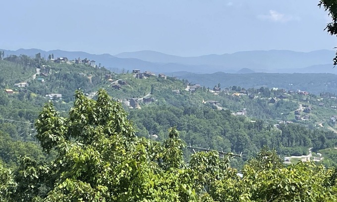 Chalet Village Casa | CHALET VILLAGE breathtaking view of Gatlinburg and the Smokey’s along tramway.
