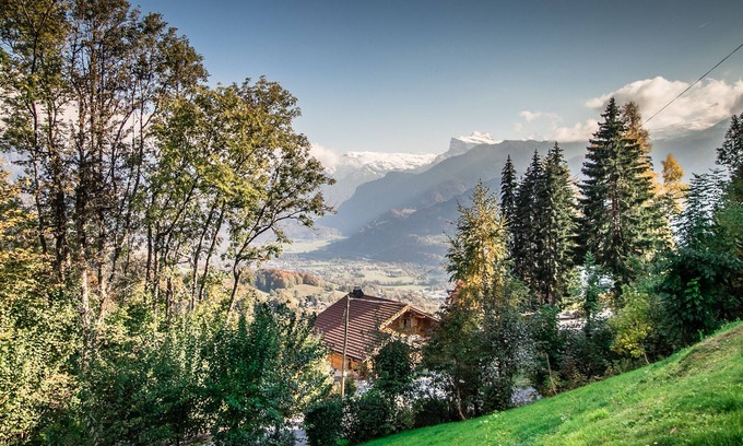 Verchaix Chalet De Esquí | Chalet con jacuzzi, equipado con sauna y vistas espectaculares