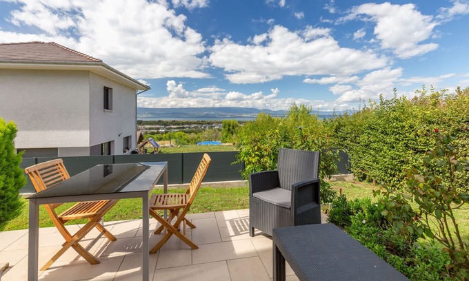 Marin Chalet De Esquí | Chalet con vistas al lago, terraza y Wi-Fi