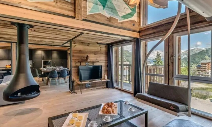 Les Boisses Chalet De Esquí | Chalet Wonders**** - 7-room chalet for 13 people with swimming pool