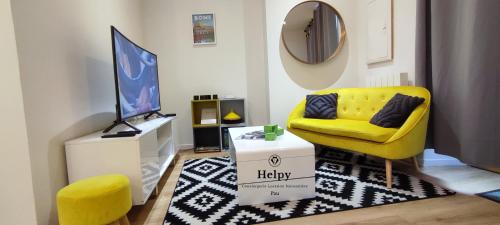 Centre Ville Apartamento | Chaleureux - Bien équipé - Hypercentre - 2Ch 6pers
