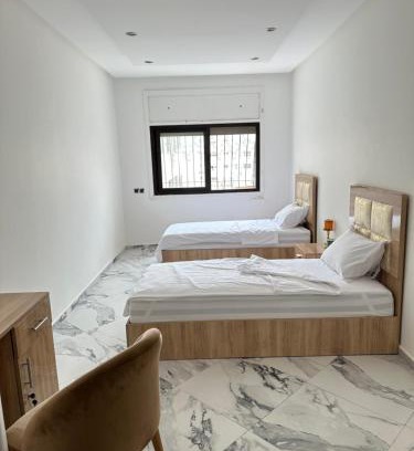 Agdal Casa | Chambre à Agdal Rabat dans un appartement partagé -two single beds-