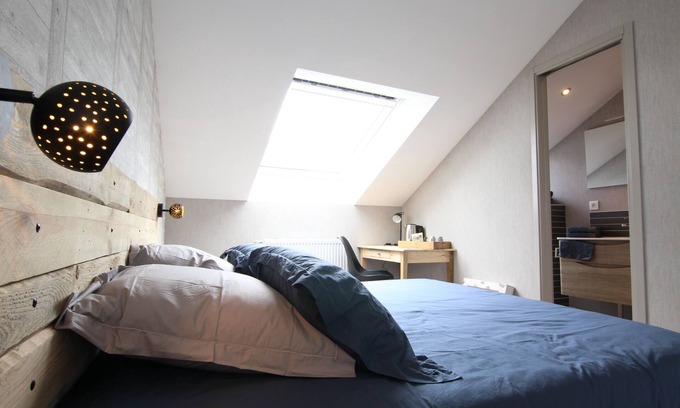 Auderville Cama Y Desayuno | Chambre Au gré du Vent"1 lit de 180 + Possibilité de BZ 2places