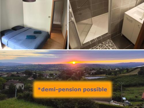 Saint-Romain-de-Popey Casa | Chambre avec salle de bain privative - Literie qualité - Calme - Simplicité