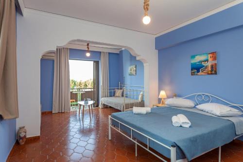 Ialyssos Apartamento | CHAMBRE BLEUE