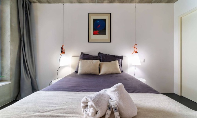 Carmes Apartamento | Chambre Double - Vue sur la Garonne