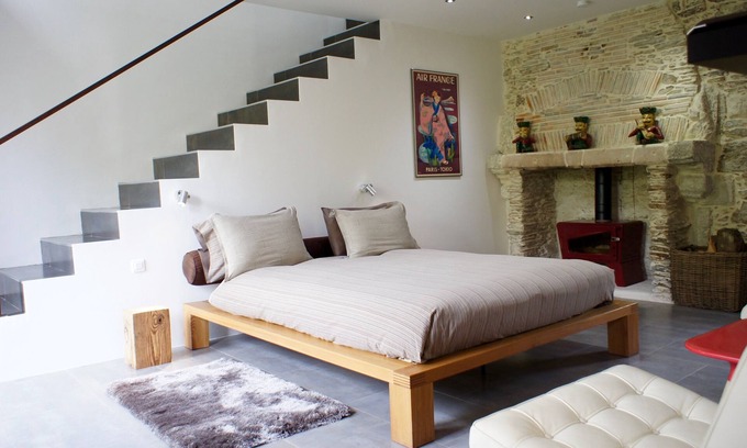 Saint-Fiacre-sur-Maine Cama Y Desayuno | Chambre Orientale Duplex Jardin privatif + Breakfast included