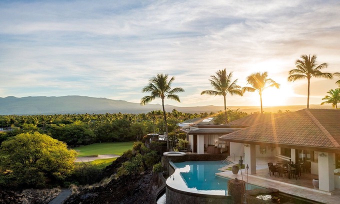 Kamuela Casa | Champion Ridge 7 by Gather: Oceanview Estate w/Pool & Hot Tub