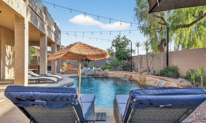 Chandler Casa | Chandler Oasis Saltwater Pool, Spa & Game Loft