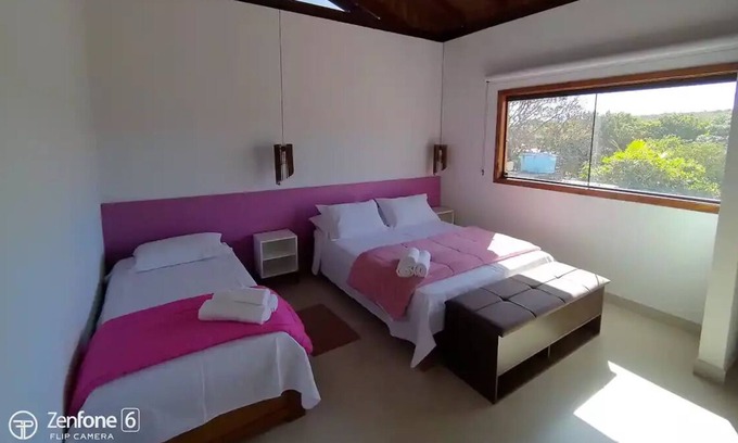 Sao Jorge Apartamento | Chapada dos Veadeiros-tronco do Ipê-suíte Rosa - 3 Pessoas