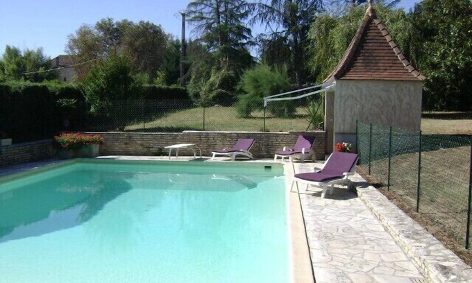 Castelnau-d'Auzan Villa | Villa con piscina y sauna.