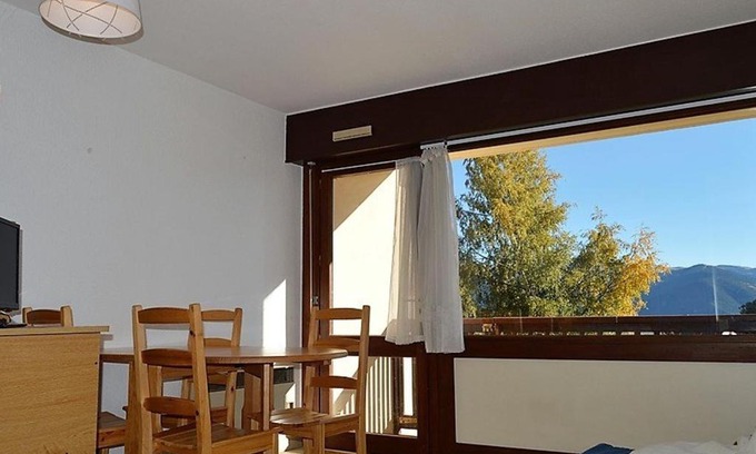 Font-Romeu-Odeillo-Via Apartamento | Charmant 2 Pièces Cabine Sud avec Jardin, Balcon & Proche Cœur de Station - FR-1-580-29
