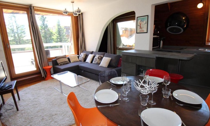 Avoriaz Apartamento | Charmant appart 6 pers, 2 pièces + cabine à Avoriaz, balcon, wifi, tout équipé - FR-1-633-66