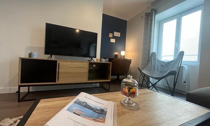 Cherbourg-en-Cotentin Apartamento | Charmant Souplex Centre Ville
