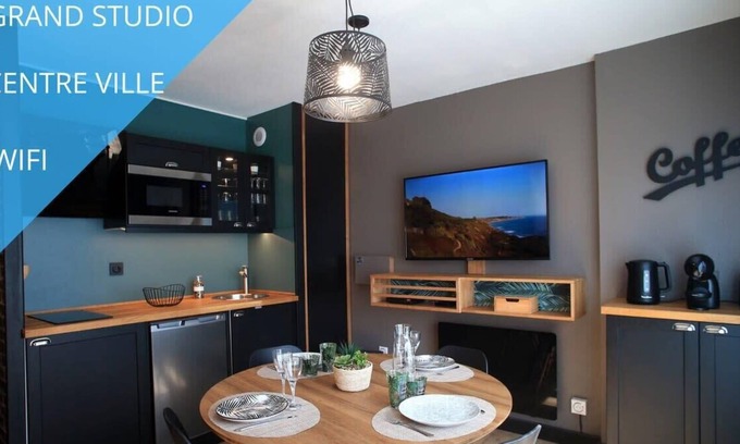 Saint-Quentin Apartamento | Charmant studio centre ville grand confort gare